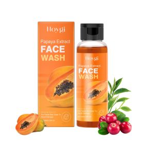 Hoygi Papaya Face Wash, Gentle Cleanser Not Tight Moisturizing Hydrating Moisturizing Skin Tender Skin Care Face Wash