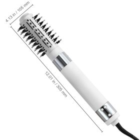 Hair Dryer Styler, Ionic Hair Dryer Brush, 110,000RPM High-Speed Hot Air Styler with Brushless Motor, Oval & Paddle Brush