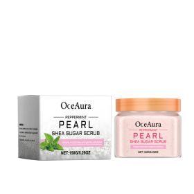 OceAura Mint Pearl Scrub, Moisturizing Body Scrub Tender And Smooth Skin Cleansing And Moisturizing Cream