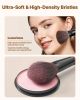 9-Piece Makeup Brush Set for Foundation Blending Eyeshadow, Professional Makeup Brush Kit with Soft Natural Wool & Vegan Synthetic Bristles