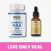 Bella Probiotics MAX Day8 probiotic strains, containing 600 billion CFU per serving, with D3+K2 combination to support a healthy life