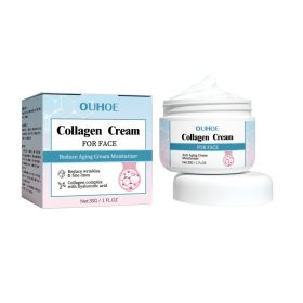 OUHOE Collagen Anti-Wrinkle Cream, Moisturizes Tightens Tender Skin And Anti-aging Face Cream
