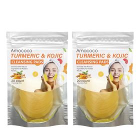 Only Supports Self Pickup With Waybill Amococo Turmeric & Kojic Cleansing Pads Brightened Skin Enriched With Turmeric Root Kojic Acid For Gentle Exfol (Option: 40count)