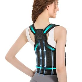 Ergonomic Posture Support Belt - Adjustable Compression For Lower Back Pain Relief (Option: M)