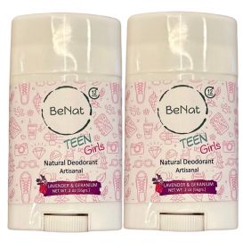 All-natural Deodorants for Kids & Teens (OPTIONS: 2-Pack Teen Girls)