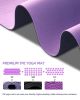 COOLMOON 1/4 Inch Extra Thick Yoga Mat Double-Sided Non Slip,Yoga Mat For Women and Men,Fitness Mats With Carrying Strap,Eco Friendly TPE Yoga Mat