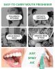 3 Count Mint Breath Spray Mouth Spray Breath Freshener Oral Care for All Ages 0.33OZ (10ML) Cool Mint/Peach Flavor
